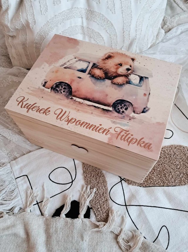 KUFEREK XXL prezent świąteczny dla dziecka kuferek wspomnień