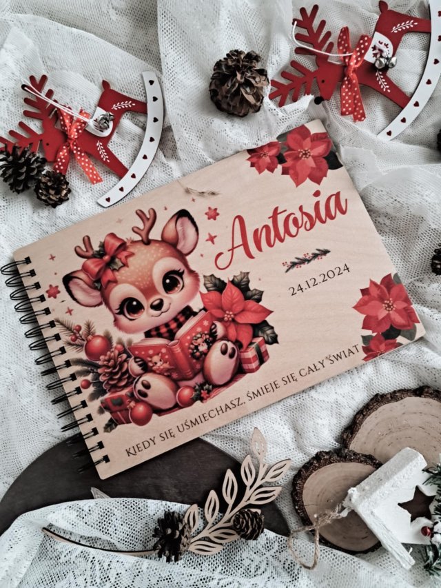 ŚWIĄTECZNY ALBUM prezent personalizowany album