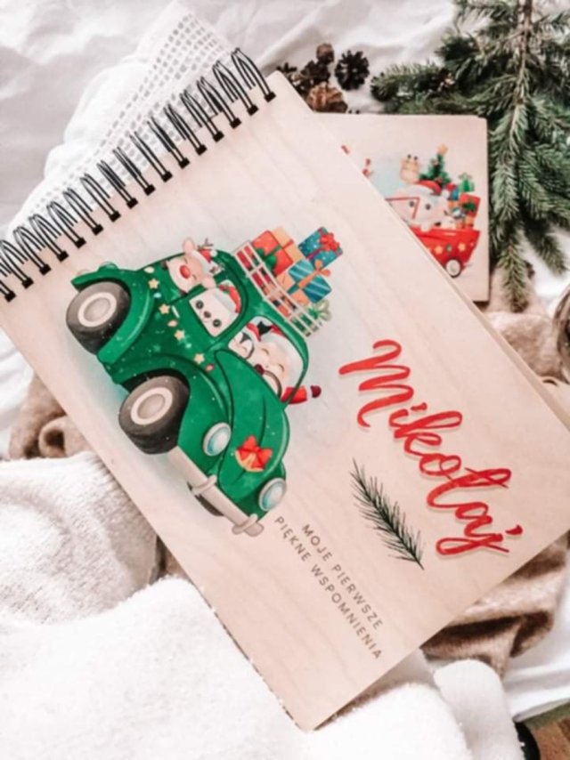 PERSONALIZOWANY ALBUM prezent świąteczny dla dziecka