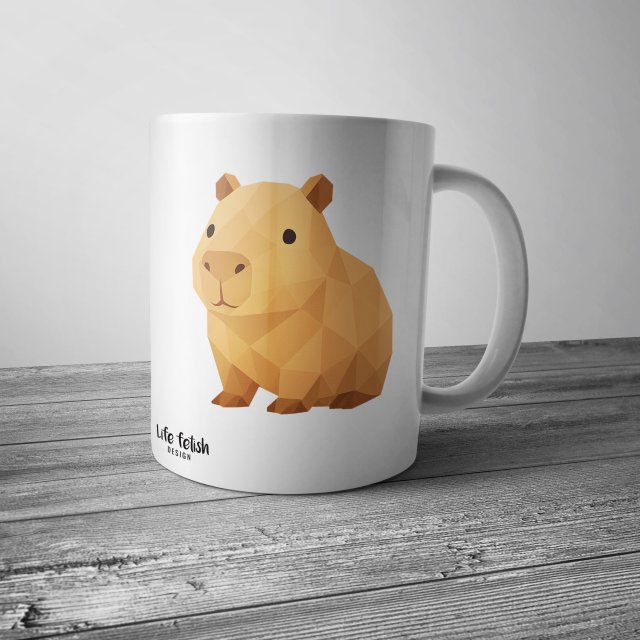 Kubek z kapibarą DUŻY 440 ml