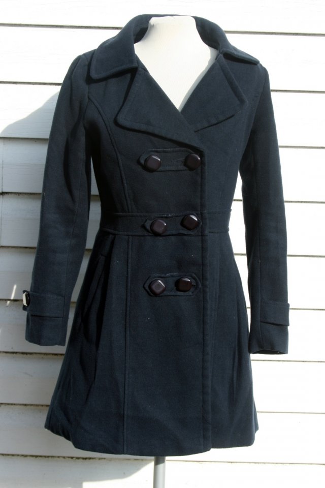 WŁOSKI PŁASZCZ NAVY BLUE