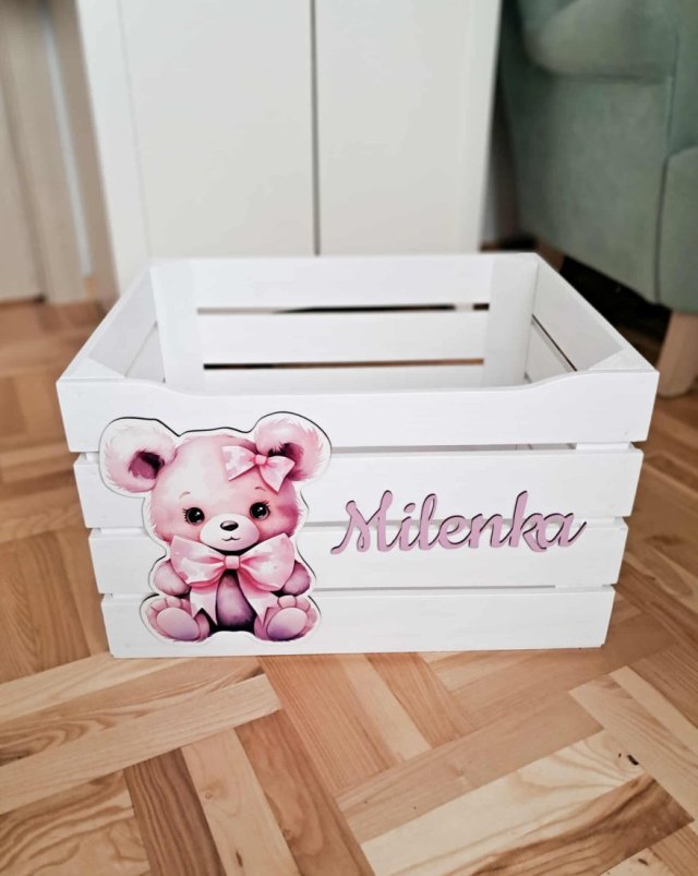 SKRZYNIA NA ZABAWKI pojemnik na zabawki meble dziecięce prezent