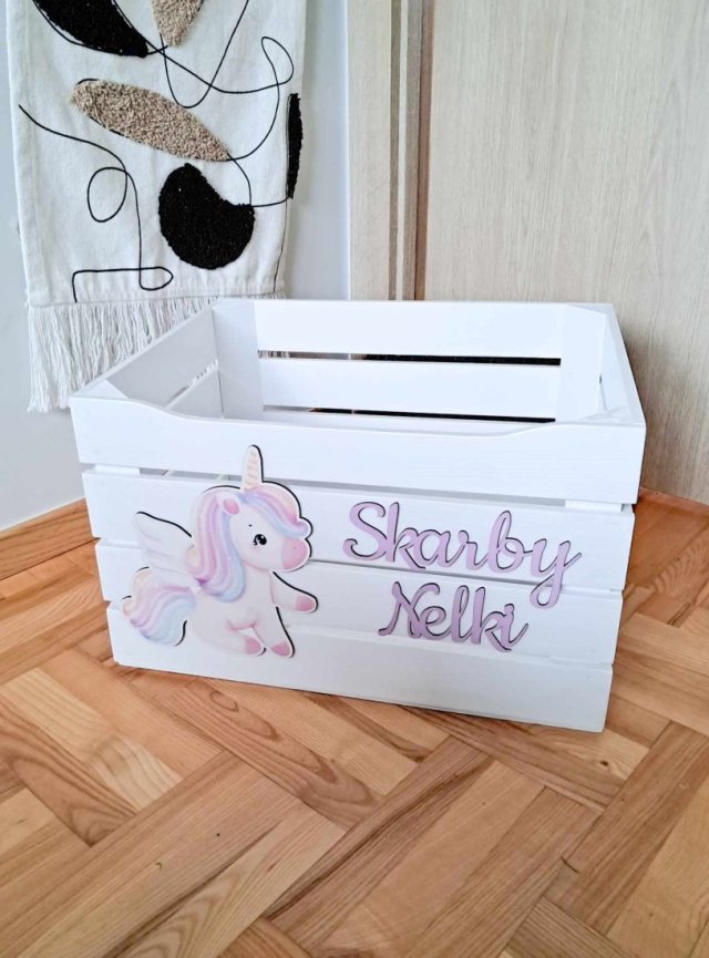 POJEMNIK NA ZABAWKI skrzynia na zabawki prezent meble dziecięce