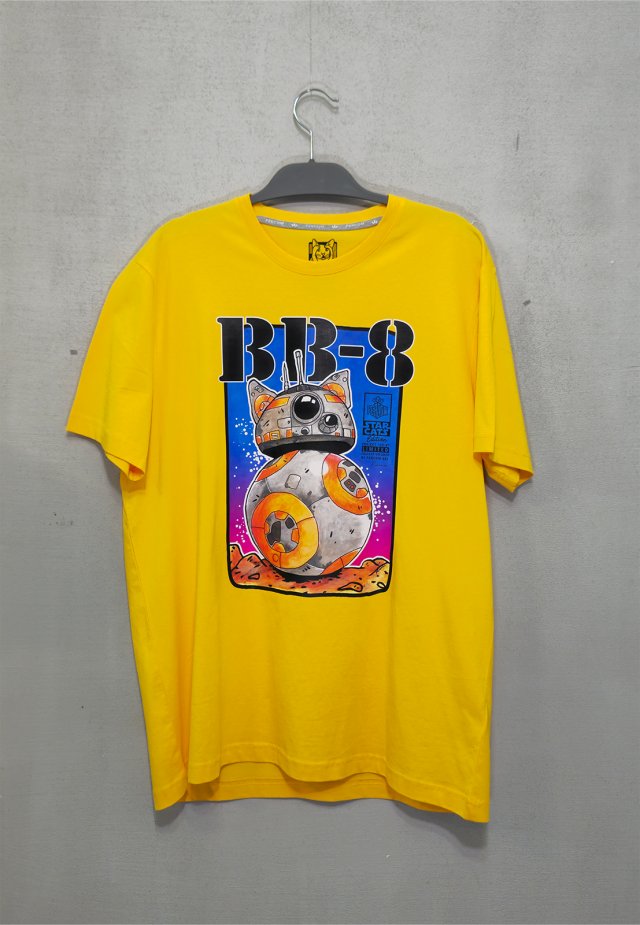 T-shirt BB-8 STAR WARS (MĘSKA M) żółta