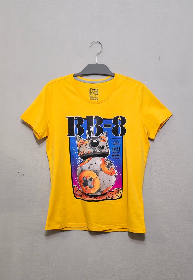 T-shirt BB-8 Star Wars (DAMSKA L) żółta