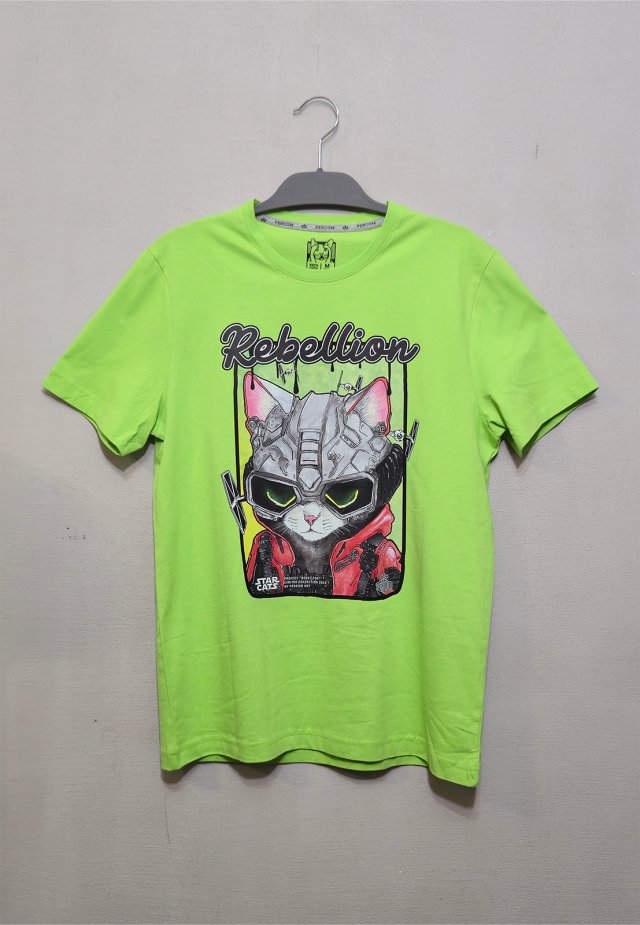 T-shirt REBELLION  STAR WARS (MĘSKA XL) zielona