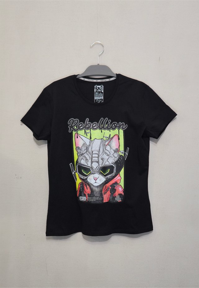 T-shirt REBELLION  Star Wars (DAMSKA S) czarny