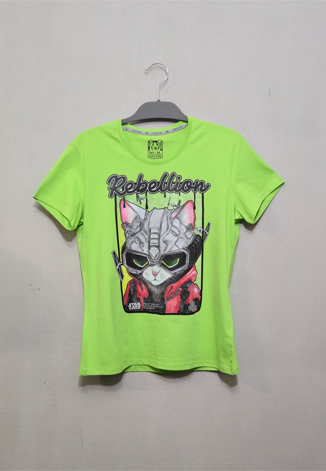 T-shirt REBELLION  Star Wars (DAMSKA S) zielony