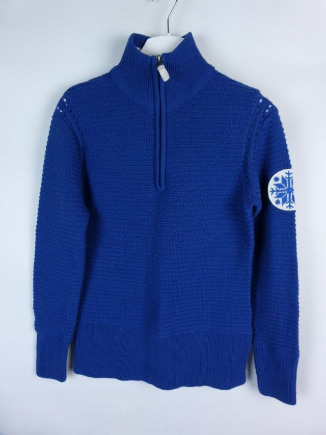 Crane sweter ze stójką akryl wełna / S