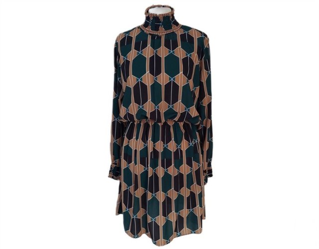 Sukienka geometryczne wzory