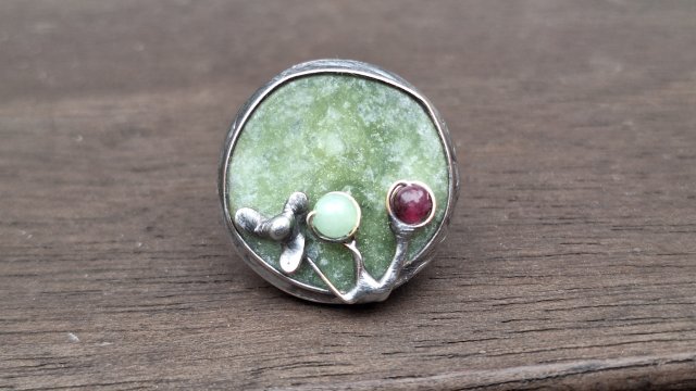 Ogródek - pierścionek regulowany