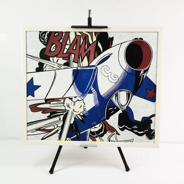 Grafika- offsetowa , Blam, R. Lichtenstein lata 90.