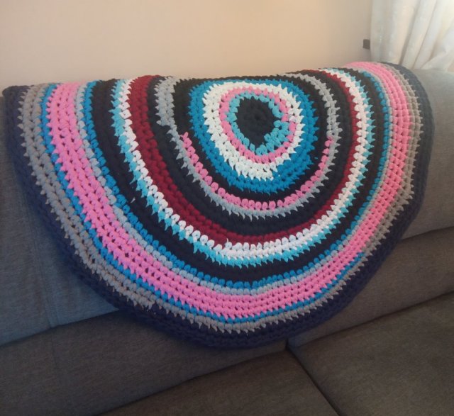 Dywan Eco Etno Zero Waste 80 cm