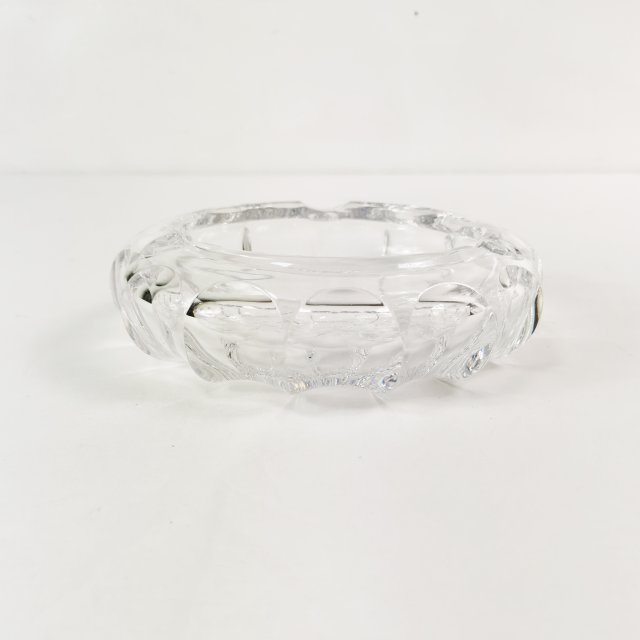 Kryształowa popielnica Mid Century, Belgia lata 60.