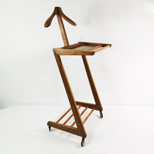 Modernistyczny wieszak- kamerdyner, Opal, Niemcy lata 50.