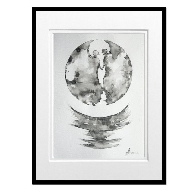 Somos Uno 8, grafika obraz ręcznie malowany