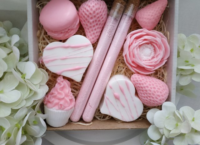 Zestaw prezentowy truskawka i wanilia