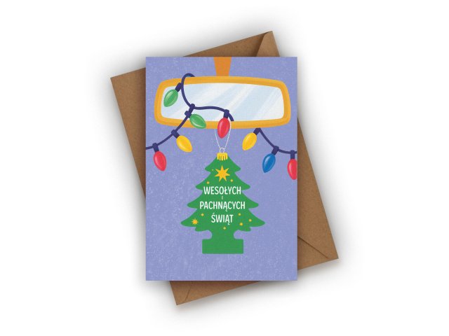 KARTKA ŚWIĄTECZNA- WESOŁYCH I PACHNĄCYCH ŚWIĄT
