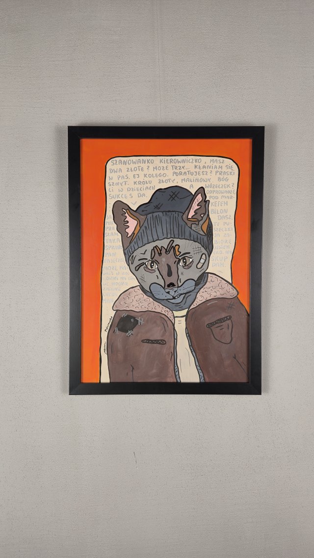 Obraz - KOT RYSZARD - A3