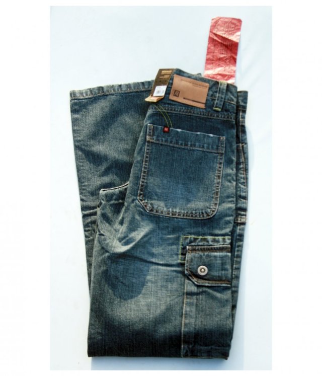 RESERVED JEANS - SPODNIE WYSOKI STAN BOJÓWKI