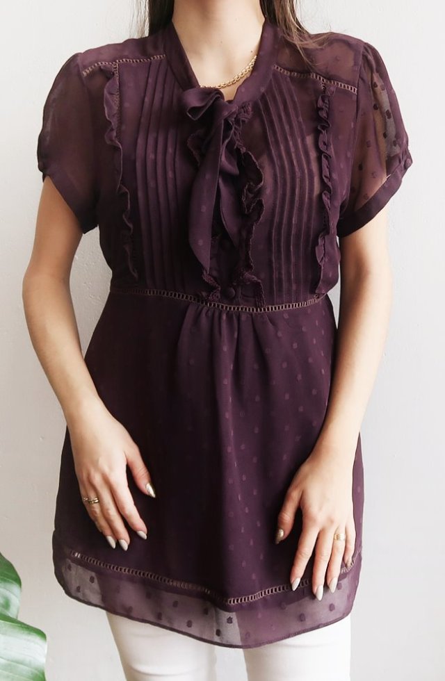 Fioletowa bluzka nowa L/XL