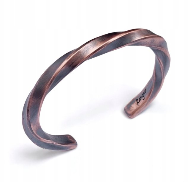 Bransoleta z polskiej, czystej miedzi. Prezencja!