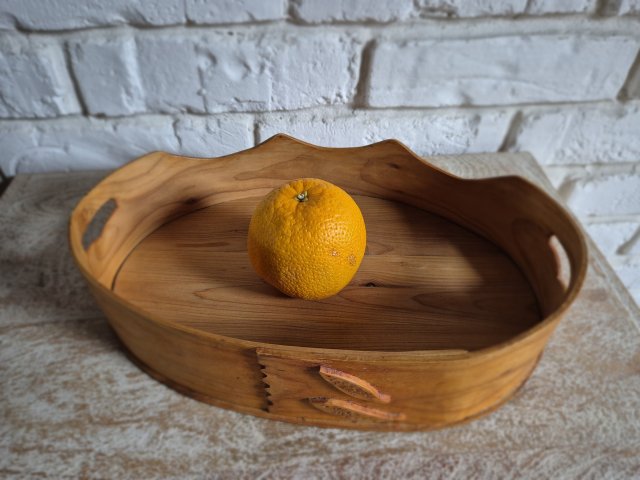 Stara drewniana taca