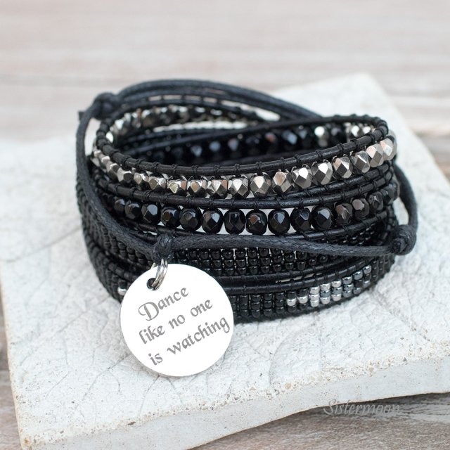 Czarna Bransoletka Boho in Black