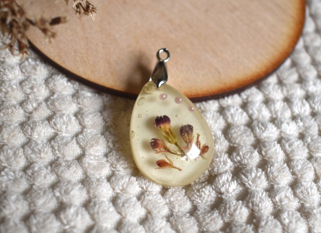 "Pączki" - Wisiorek, Naszyjnik, Zawieszka