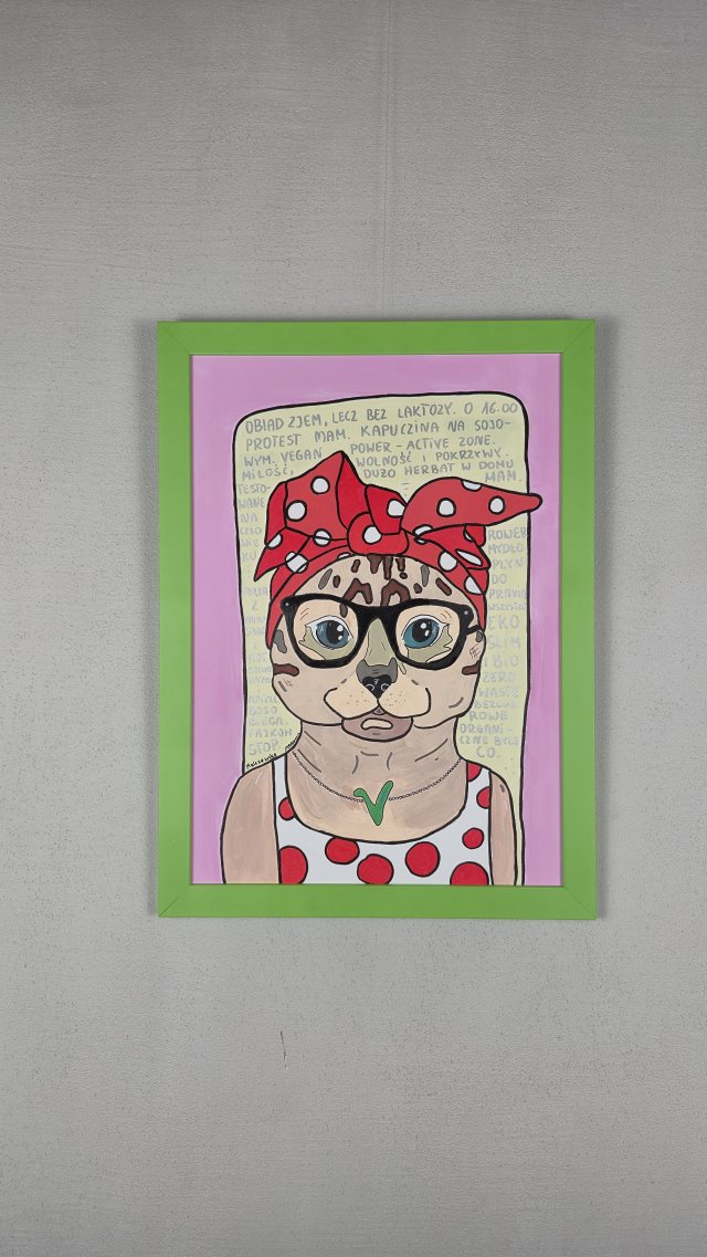 Obraz - VEGANKA - A3