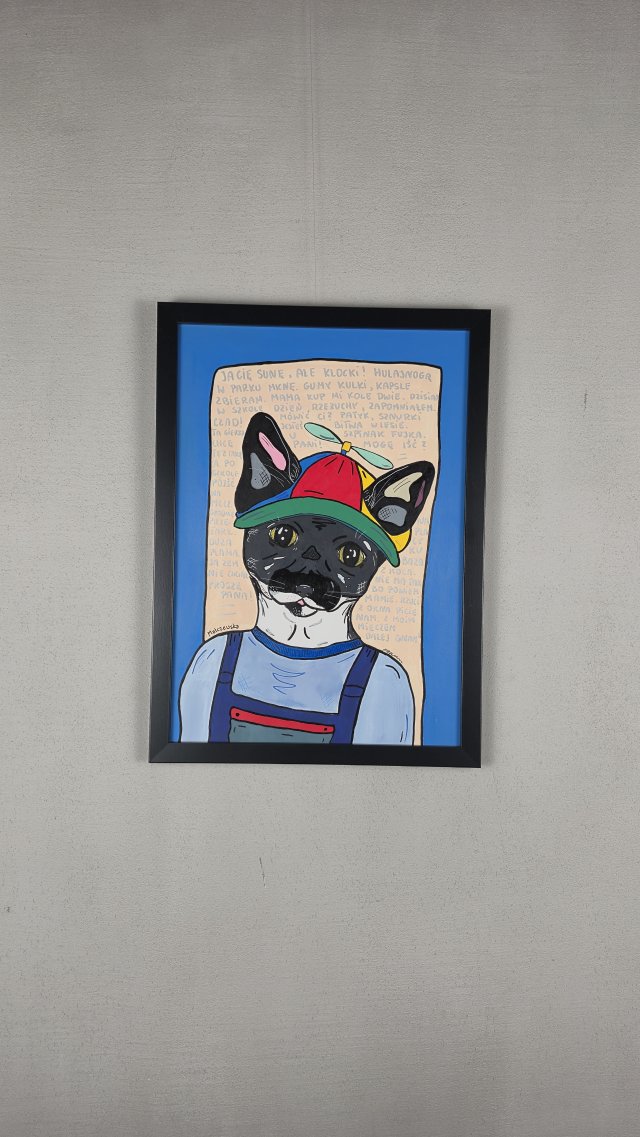 Obraz - KOTEK BRAJAN - A3