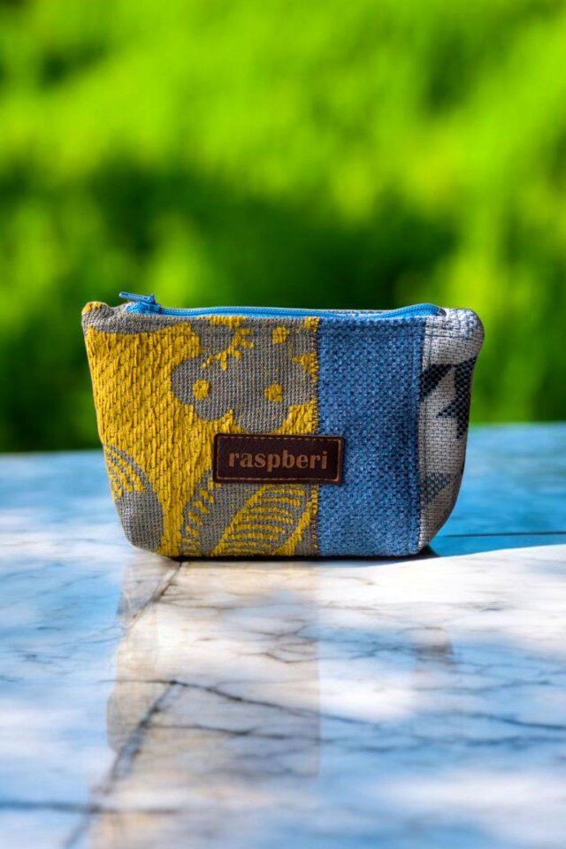 Patchworkowe etui na klucze w kwiaty