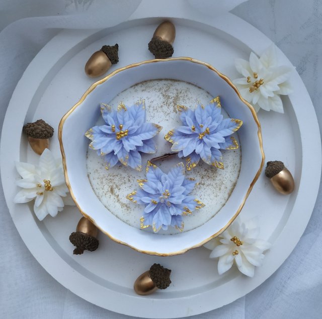 Świąteczna świeca sojowa