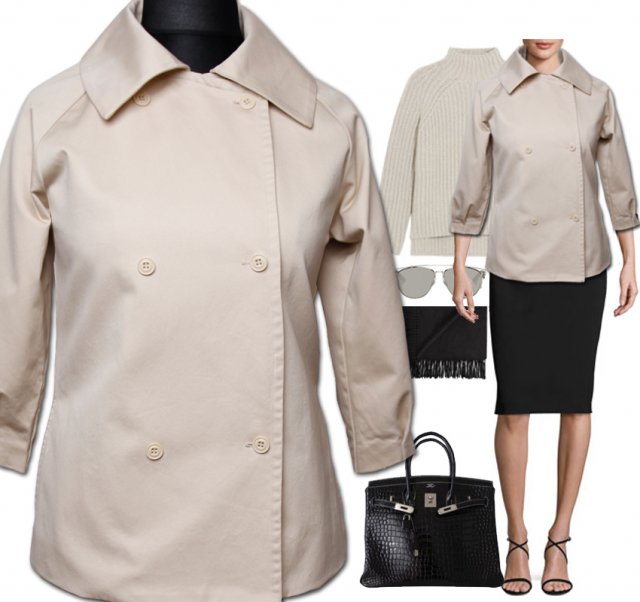 MIA MY PŁASZCZYK OKRYCIE wiosenne beż R 38 Hp_134