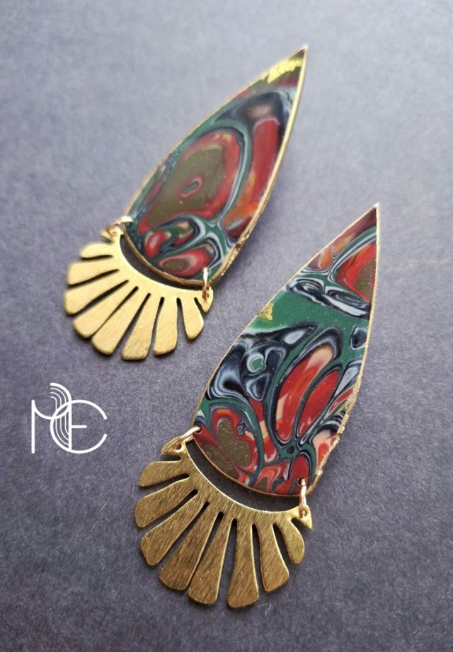 zieleń w czerwieni no4