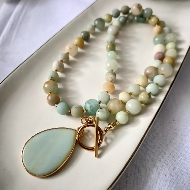 Naszyjnik z kamieni naturalnych