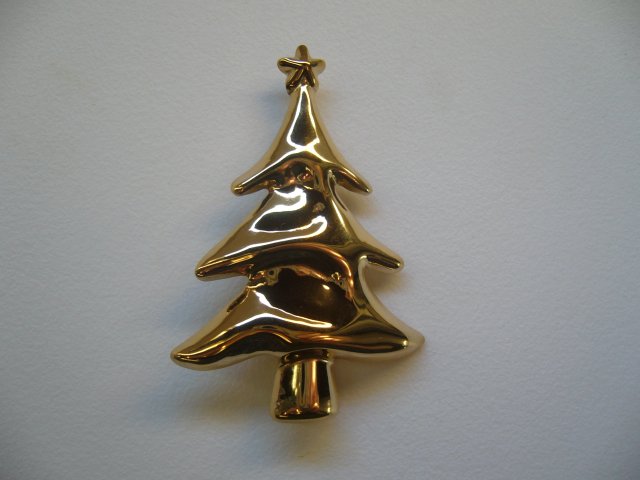 BROSZKA CHOINKA ŚWIĘTA BOŻE NARODZENIE STAL NIERDZEWNA