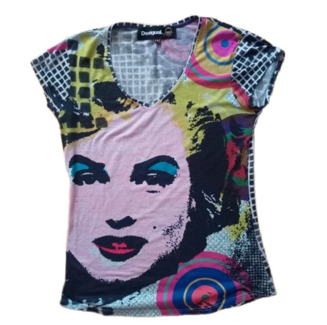 Desigual Bluzka Marilyn Monroe Pop art Coquette | Avant Garde blouse