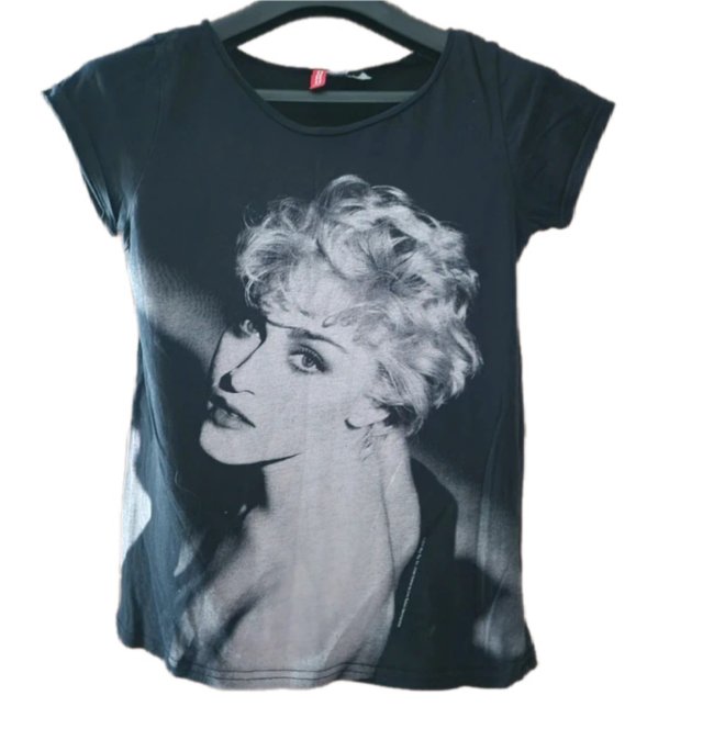 Koszulka Madonna H&M • Vintage Style • Rozmiar XS (pasuje na S/M)
