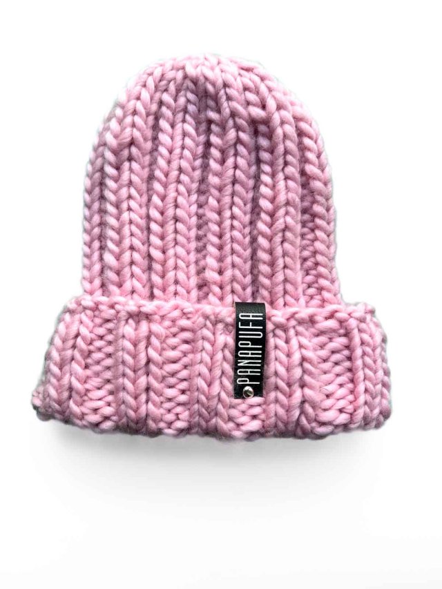 100% MERINO czapka w grubym splocie CHUNKY