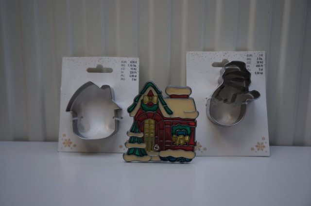 Świąteczny świecznik + foremki do ciastek   *5