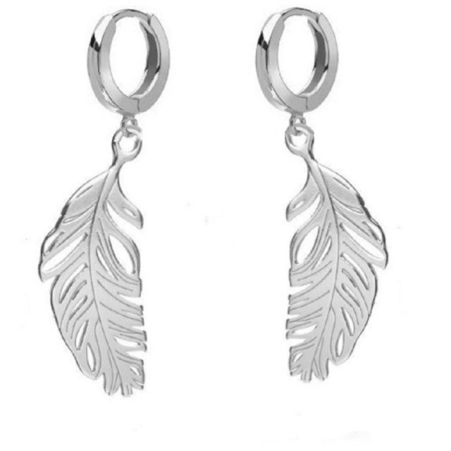 kolczyki FEATHERS- srebro