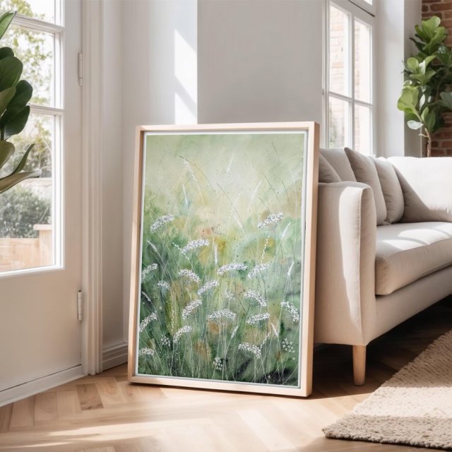 Łąka. Oryginalna akwarela A2