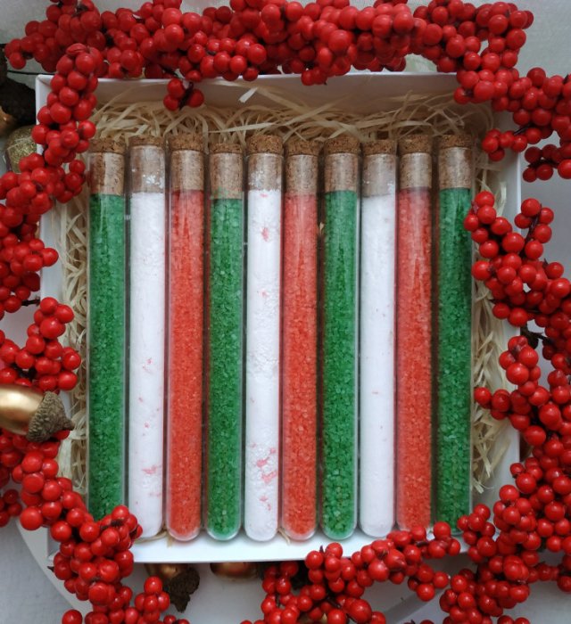 Świąteczne shoty do kąpieli