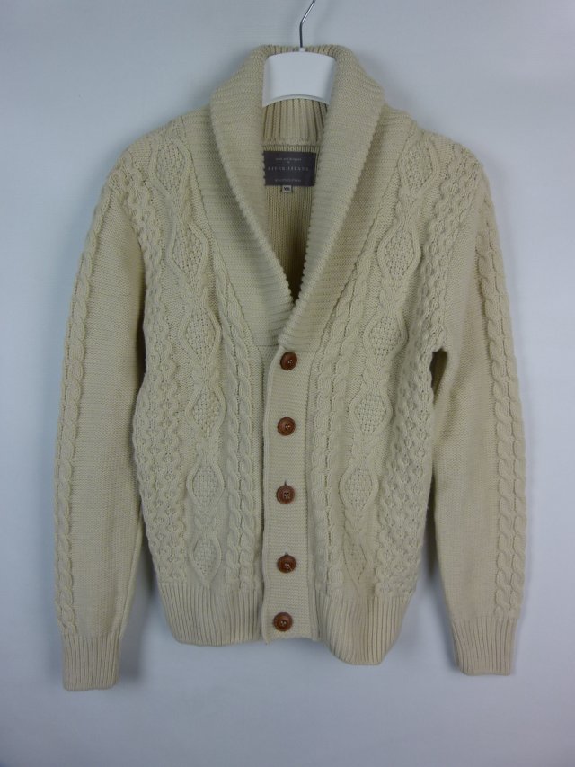 River Island męski rozpinany sweter / XS