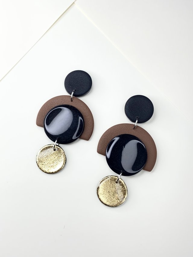 Azteckie wiszące kolczyki HALL