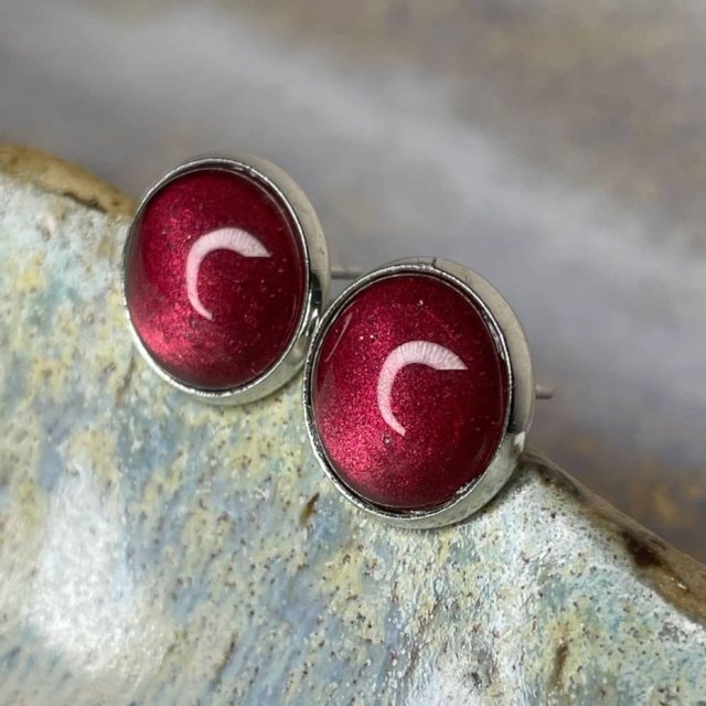 Drobne sztyfty w odcieniu wina e29/4