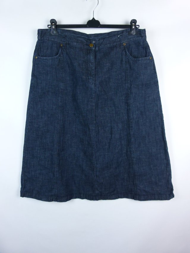Cotton Traders spódnica midi jeans / 22 - 48
