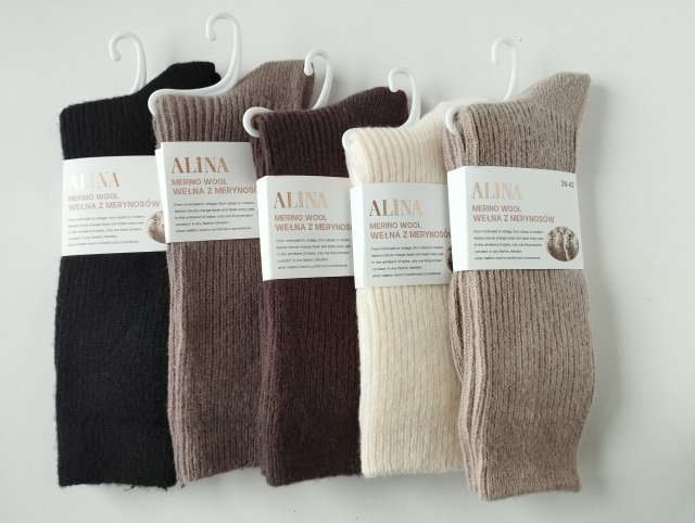 5 x Skarpetki Merino 39-42