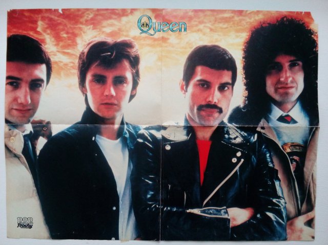 Plakat vintage poster Queen
